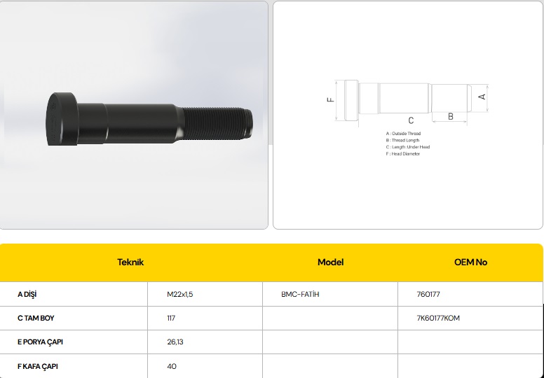 BİJON 220.26 PRO.İNT.FATİH ARKA 